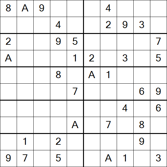 Sudoku 10x10 - Difficile