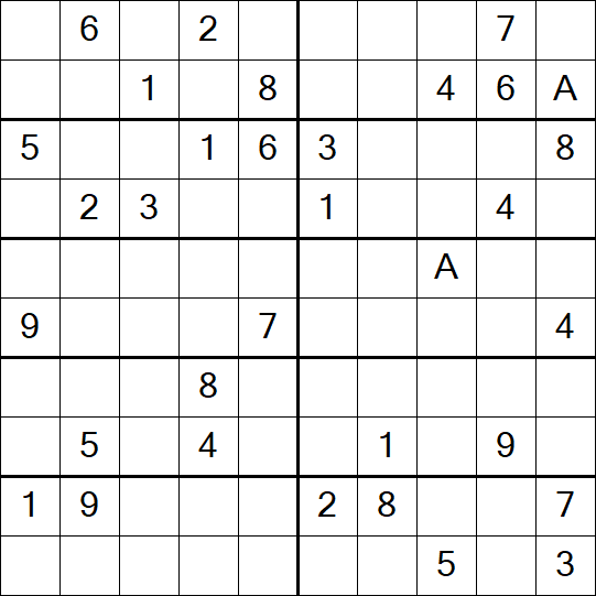 Sudoku 10x10 - Difficile