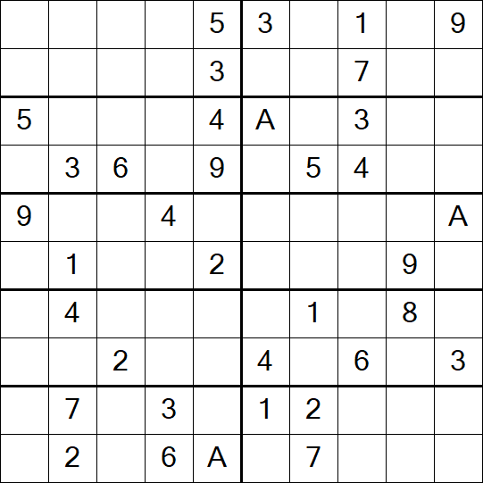Sudoku 10x10 - Difícil
