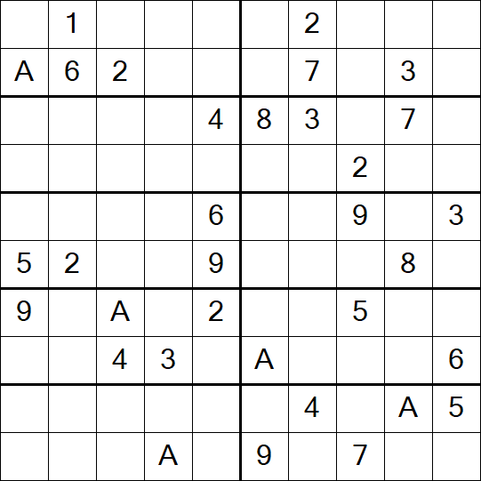 Sudoku 10x10 - Hard