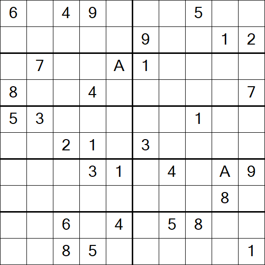 Sudoku 10x10 - Hard