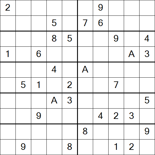 Sudoku 10x10 - Hard