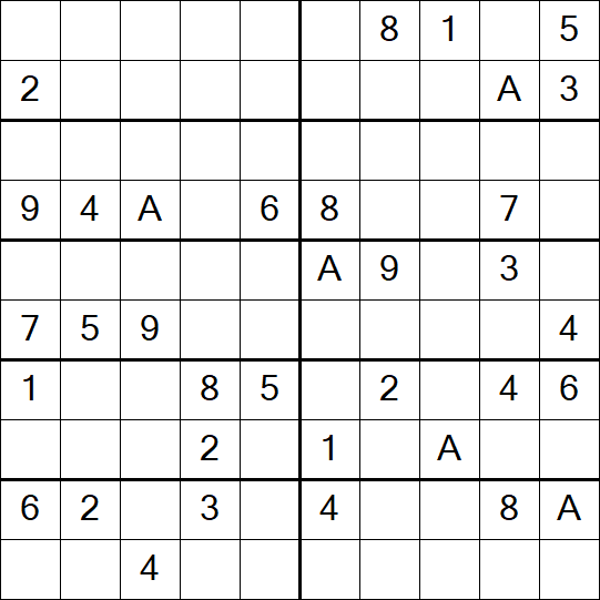 Sudoku 10x10 - Difícil