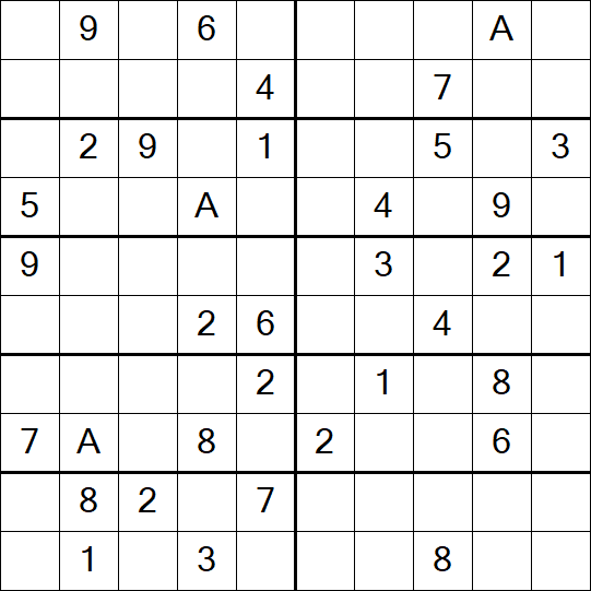 Sudoku 10x10 - Difícil