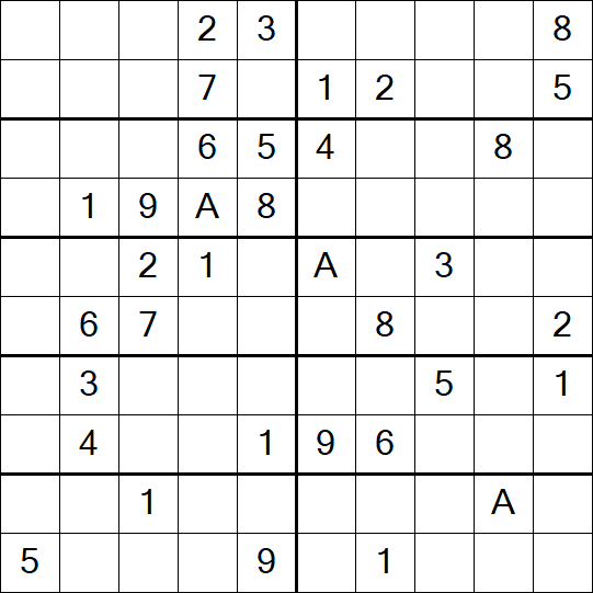 Sudoku 10x10 - Difícil