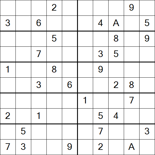 Sudoku 10x10 - Difficile