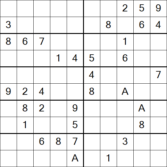 Sudoku 10x10 - Difícil