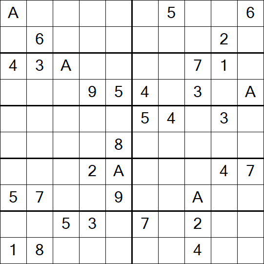Sudoku 10x10 - Difficile