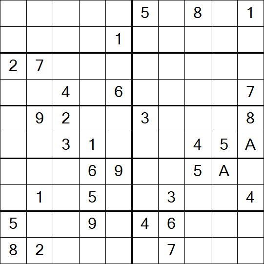 Sudoku 10x10 - Difficile