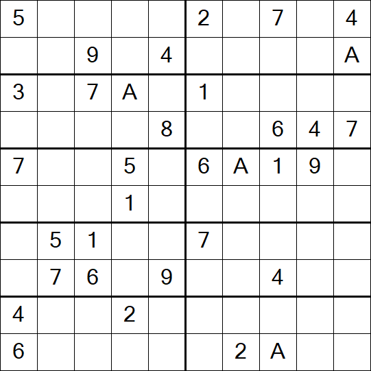 Sudoku 10x10 - Difficile