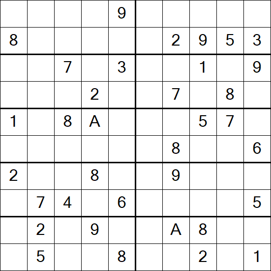 Sudoku 10x10 - Difficile