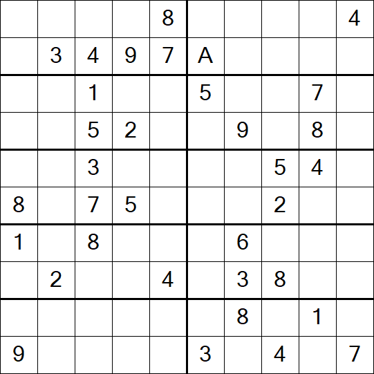 Sudoku 10x10 - Difficile