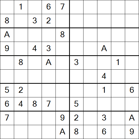 Sudoku 10x10 - Difficile