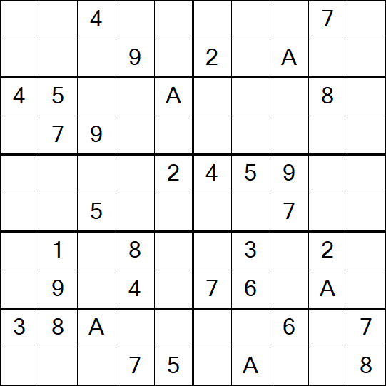 Sudoku 10x10 - Difficile