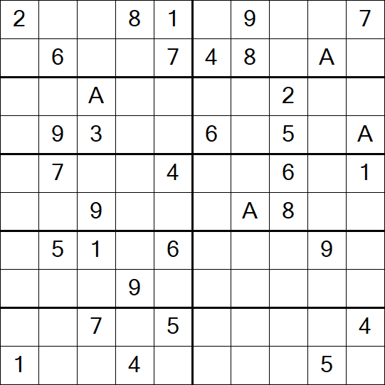 Sudoku 10x10 - Difficile