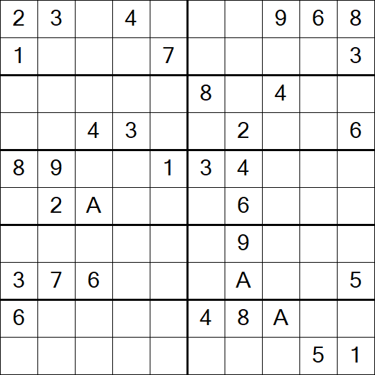 Sudoku 10x10 - Difficile