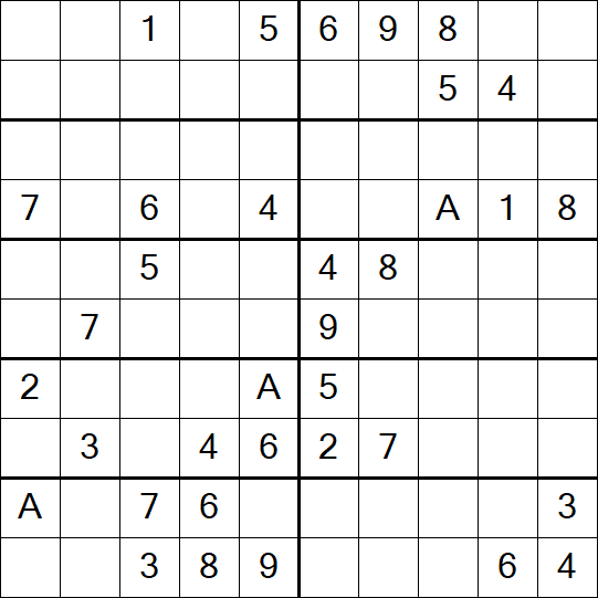 Sudoku 10x10 - Difficile
