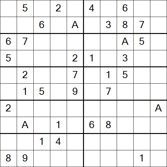 Sudoku 10x10 - Difficile