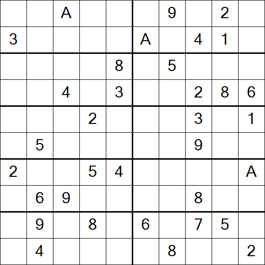 Sudoku 10x10 - Difficile