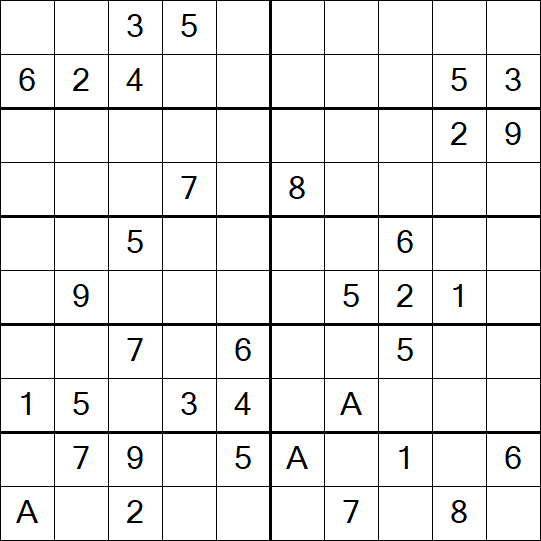 Sudoku 10x10 - Difficile