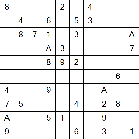 Sudoku 10x10 - Difficile