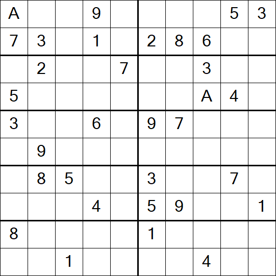 Sudoku 10x10 - Difficile