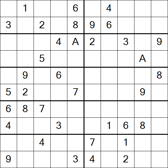 Sudoku 10x10 - Schwierig