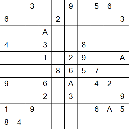 Sudoku 10x10 - Schwierig