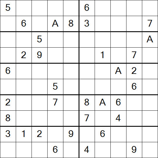 Sudoku 10x10 - Schwierig