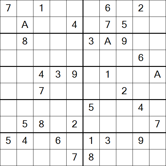Sudoku 10x10 - Schwierig
