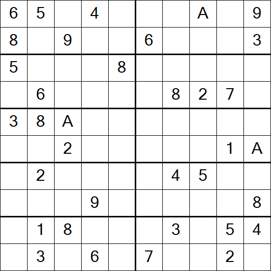 Sudoku 10x10 - Schwierig