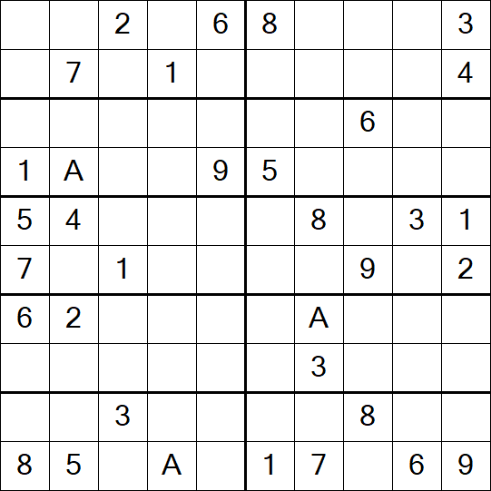 Sudoku 10x10 - Schwierig