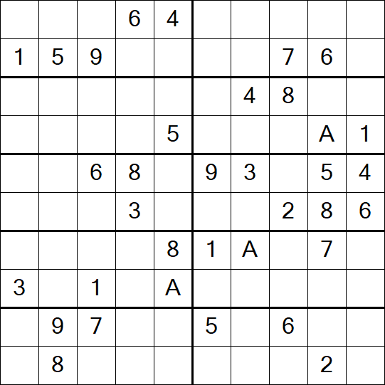Sudoku 10x10 - Schwierig