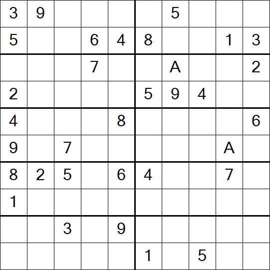 Sudoku 10x10 - Schwierig