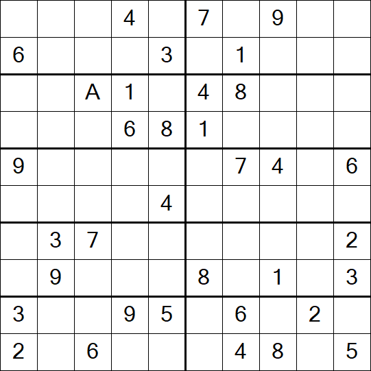 Sudoku 10x10 - Schwierig