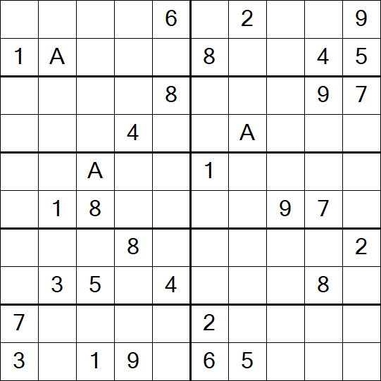 Sudoku 10x10 - Schwierig