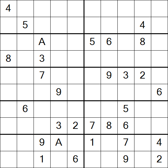 Sudoku 10x10 - Schwierig