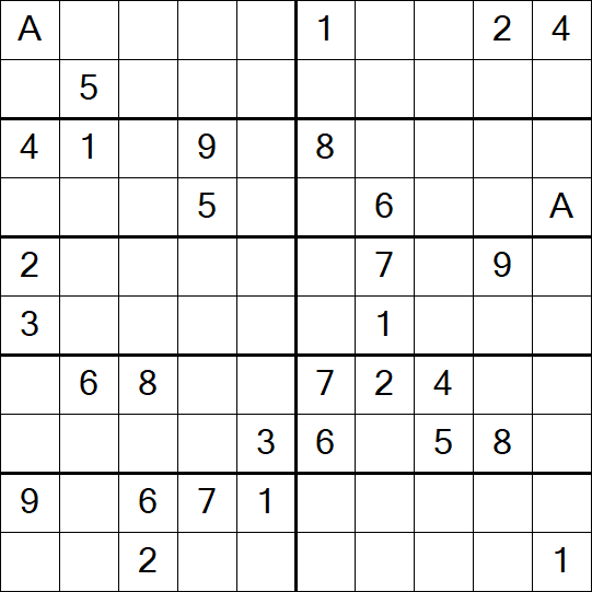Sudoku 10x10 - Schwierig