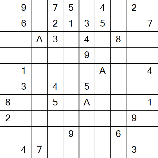 Sudoku 10x10 - Schwierig