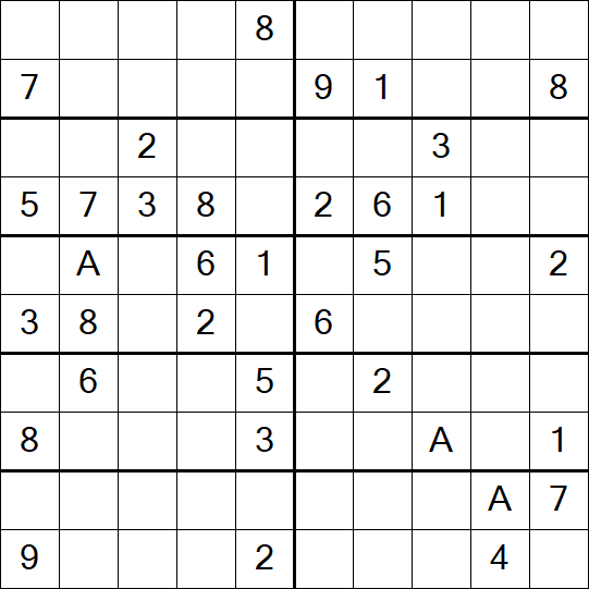 Sudoku 10x10 - Schwierig