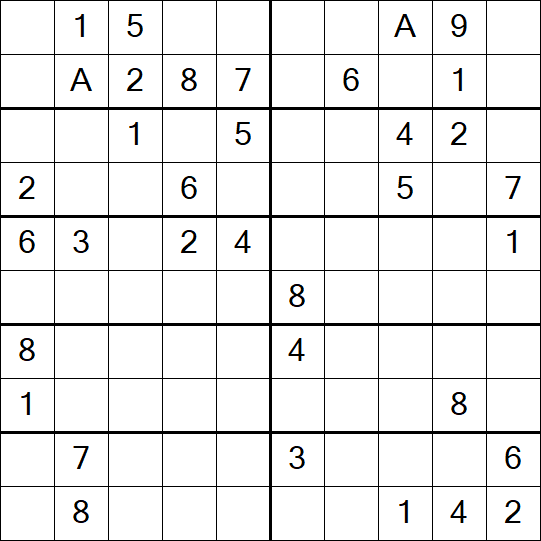 Sudoku 10x10 - Schwierig