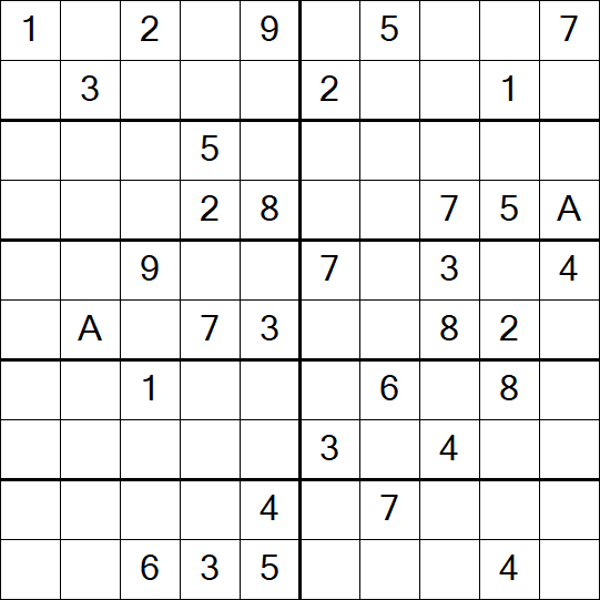 Sudoku 10x10 - Schwierig