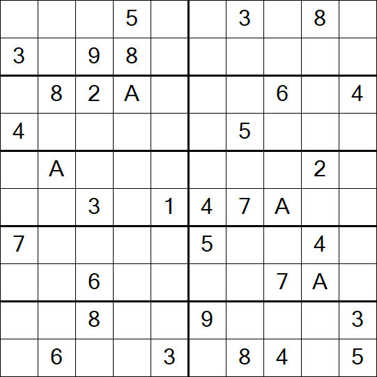 Sudoku 10x10 - Schwierig