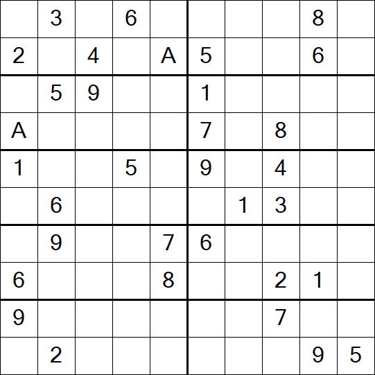 Sudoku 10x10 - Schwierig