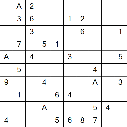 Sudoku 10x10 - Schwierig