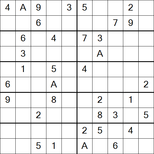 Sudoku 10x10 - Schwierig