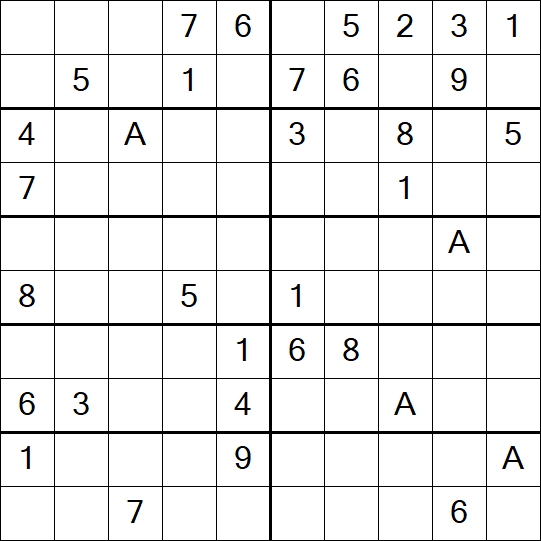 Sudoku 10x10 - Schwierig