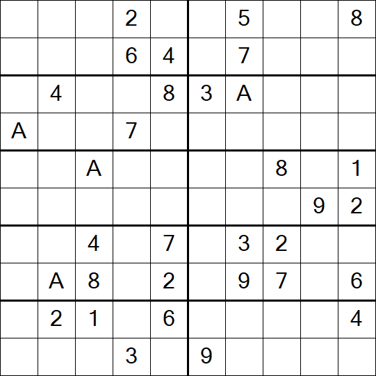 Sudoku 10x10 - Schwierig