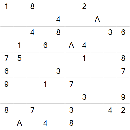 Sudoku 10x10 - Schwierig