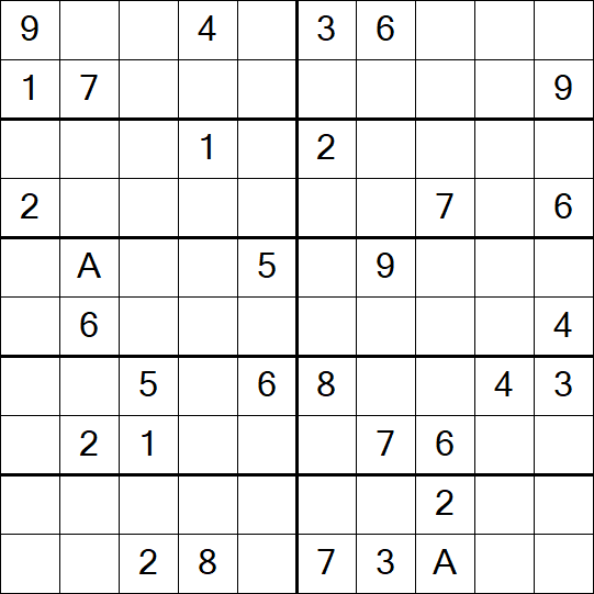 Sudoku 10x10 - Schwierig
